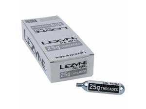Lezyne CO2 Threaded 25 grams Cartridges Box of 20 CO2 Inflator use Lezyne CO2 Threaded 25 grams Cartridges Box of 20 CO2 Inflator use