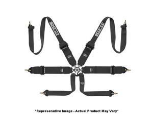 Sparco 04837RHNR 6Point P-3 Hans Formula Belt Black 3" Fits:UNIVERSAL 0 - 0 NON Sparco 04837RHNR 6Point P-3 Hans Formula Belt Black 3" Fits:UNIVERSAL 0 - 0 NON