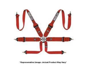 Sparco 04837RHRS 6Point P-3 Hans Formula Belt Red 3" Fits:UNIVERSAL 0 - 0 NON A Sparco 04837RHRS 6Point P-3 Hans Formula Belt Red 3" Fits:UNIVERSAL 0 - 0 NON A