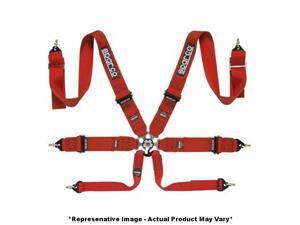 Sparco 04827BMPDRS 6Point P-3 Belt Red 3" Fits:UNIVERSAL 0 - 0 NON APPLICATION Sparco 04827BMPDRS 6Point P-3 Belt Red 3" Fits:UNIVERSAL 0 - 0 NON APPLICATION