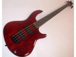 New Dean Edge 4 Transparent Red 4 String Bass Guitar New Dean Edge 4 Transparent Red 4 String Bass Guitar