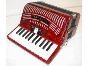 Hohner Hohnica Piano Accordion 1304, RED, 26 Keys 48 Bass, Case & Straps, NEW Hohner Hohnica Piano Accordion 1304, RED, 26 Keys 48 Bass, Case & Straps, NEW