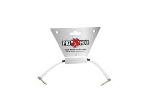 Pig Hog Tour-Grade Audio Cable - 1 FT. Heavy Duty Patch Cable - Right Angled Pig Hog Tour-Grade Audio Cable - 1 FT. Heavy Duty Patch Cable - Right Angled