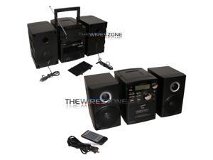 Supersonic SC-807 Portable Audio System with MP3/CD Player/Bluetooth/USB/SD/AUX Inputs/Cassette Recorder & AM/FM Radio Supersonic SC-807 Portable Audio System with MP3/CD Player/Bluetooth/USB/SD/AUX Inputs/Cassette Recorder & AM/FM Radio