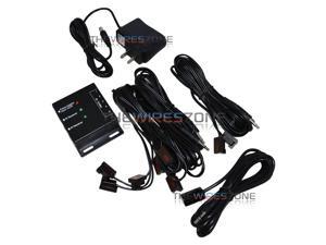Hidden Dual Band IR Infrared Remote Control Repeater Extender 4 Emitters AV Kit Hidden Dual Band IR Infrared Remote Control Repeater Extender 4 Emitters AV Kit