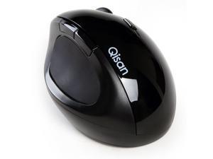 Qisan USB Wireless 800-1200-1600 DPI E100 Ergonomic Vertical Mouse -Black Qisan USB Wireless 800-1200-1600 DPI E100 Ergonomic Vertical Mouse -Black