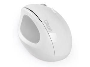 Qisan USB Wireless 800-1200-1600 DPI E100 Ergonomic Vertical Mouse -White Qisan USB Wireless 800-1200-1600 DPI E100 Ergonomic Vertical Mouse -White