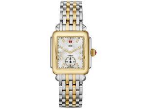 Michele Deco Mother of Pearl Dial Two-tone Ladies Watch MWW06V000042 Michele Deco Mother of Pearl Dial Two-tone Ladies Watch MWW06V000042
