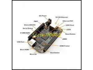 BeagleBone Black 1GHz ARM TI AM335x Cortex-A8 Development Board - Black BeagleBone Black 1GHz ARM TI AM335x Cortex-A8 Development Board - Black
