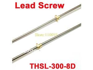 RepRap 3D Printer THSL-300-8D Lead Screw Dia 8MM Thread 8mm Length 300mm with Co RepRap 3D Printer THSL-300-8D Lead Screw Dia 8MM Thread 8mm Length 300mm with Co