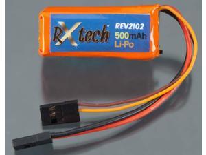 REV2102 LiPo 2S 7.4V 500mAh Receiver Pack TRIC2102 TRINITY REV2102 LiPo 2S 7.4V 500mAh Receiver Pack TRIC2102 TRINITY