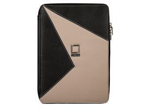 Lencca - Minky Edition Portfolio Carrying Case, Elegance Executive Business Travel High Quality Eco Friendly Leather For all devices from 8 to 10.9 inch Screen (Onyx/Taupe) Lencca - Minky Edition Portfolio Carrying Case, Elegance Executive Business Travel High Quality Eco Friendly Leather For all devices from 8 to 10.9 inch Screen (Onyx/Taupe)