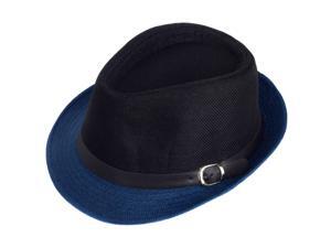 Aerusi Unisex Black Blue Fusion Straw Hat (One Size Fits Most) Aerusi Unisex Black Blue Fusion Straw Hat (One Size Fits Most)
