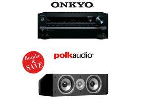 Onkyo TX-NR646 7.2-Channel Network A/V Home Theater Receiver + (1) Polk Audio CS10 Center Channel Loudspeaker Onkyo TX-NR646 7.2-Channel Network A/V Home Theater Receiver + (1) Polk Audio CS10 Center Channel Loudspeaker