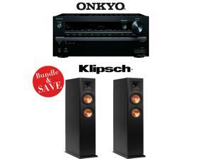 Onkyo TX-NR646 7.2-Channel Network A/V Home Theater Receiver + (1) Pair of Klipsch RP-250F Reference Premiere 5.25-Inch Floorstanding Loudspeakers - Bundle Onkyo TX-NR646 7.2-Channel Network A/V Home Theater Receiver + (1) Pair of Klipsch RP-250F Reference Premiere 5.25-Inch Floorstanding Loudspeakers - Bundle