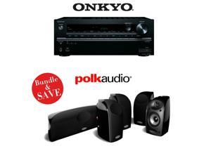 Onkyo TX-NR646 7.2-Channel Network A/V Home Theater Receiver + A Polk Audio TL250 5.0 High Performance Home Theater Speaker System Onkyo TX-NR646 7.2-Channel Network A/V Home Theater Receiver + A Polk Audio TL250 5.0 High Performance Home Theater Speaker System