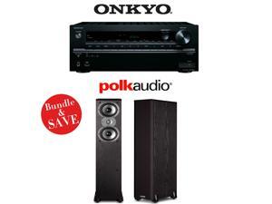 Onkyo TX-NR646 7.2-Channel Network A/V Home Theater Receiver + (1) Pair of Polk Audio TSi 300 Dual 5.25-Inch Floorstanding Loudspeakers Onkyo TX-NR646 7.2-Channel Network A/V Home Theater Receiver + (1) Pair of Polk Audio TSi 300 Dual 5.25-Inch Floorstanding Loudspeakers