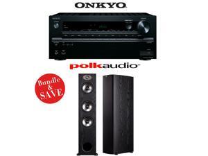 Onkyo TX-NR646 7.2-Channel Network A/V Home Theater Receiver + (1) Pair of Polk Audio TSx 440T Floorstanding Loudspeakers - Bundle Onkyo TX-NR646 7.2-Channel Network A/V Home Theater Receiver + (1) Pair of Polk Audio TSx 440T Floorstanding Loudspeakers - Bundle