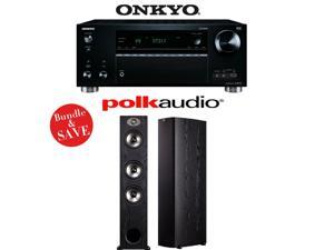 Onkyo TX-RZ710 7.2-Channel Network A/V Receiver + (1) Pair of Polk Audio TSx 440T Floorstanding Loudspeakers - Bundle Onkyo TX-RZ710 7.2-Channel Network A/V Receiver + (1) Pair of Polk Audio TSx 440T Floorstanding Loudspeakers - Bundle