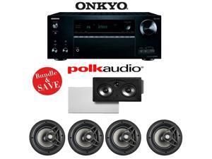 Onkyo TX-NR757 7.2-Channel Network A/V Receiver + A Polk Audio V80 5.0 In-Wall / In-Ceiling Home Speaker System (255C-RT) Onkyo TX-NR757 7.2-Channel Network A/V Receiver + A Polk Audio V80 5.0 In-Wall / In-Ceiling Home Speaker System (255C-RT)