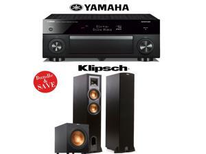 Yamaha RX-A1060BL AVENTAGE 7.2-Channel Dolby Atmos Network A/V Receiver + Klipsch R-26F + Klipsch R-12SW - 2.1 Reference Home Theater Package Yamaha RX-A1060BL AVENTAGE 7.2-Channel Dolby Atmos Network A/V Receiver + Klipsch R-26F + Klipsch R-12SW - 2.1 Reference Home Theater Package