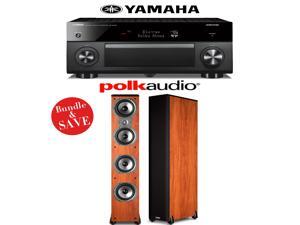 Yamaha RX-A3060BL AVENTAGE 11.2-Channel Network A/V Receiver + (1) Pair of Polk Audio TSi 500 Floorstanding Loudspeakers (Cherry) - Bundle Yamaha RX-A3060BL AVENTAGE 11.2-Channel Network A/V Receiver + (1) Pair of Polk Audio TSi 500 Floorstanding Loudspeakers (Cherry) - Bundle