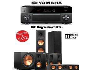 Klipsch RP-280FA 5.1 Dolby Atmos Home Theater System with Yamaha RX-A3060BL 11.2-Ch Network A/V Receiver Klipsch RP-280FA 5.1 Dolby Atmos Home Theater System with Yamaha RX-A3060BL 11.2-Ch Network A/V Receiver