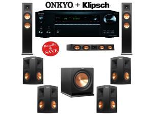 Klipsch RP-250F 7.1 Reference Premiere Home Theater System with Onkyo TX-NR757 7.2-Ch Network A/V Receiver Klipsch RP-250F 7.1 Reference Premiere Home Theater System with Onkyo TX-NR757 7.2-Ch Network A/V Receiver