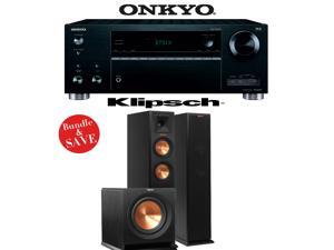 Onkyo TX-RZ610 7.2-Channel Network A/V Receiver + Klipsch RP-250F + Klipsch R-110SW - 2.1 Home Theater Package Onkyo TX-RZ610 7.2-Channel Network A/V Receiver + Klipsch RP-250F + Klipsch R-110SW - 2.1 Home Theater Package