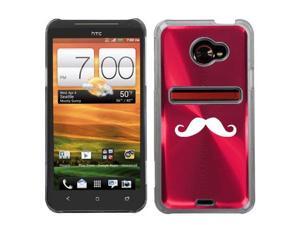 Rose Red HTC Evo 4G LTE Aluminum Plated Hard Back Case Cover N246 Mustache Rose Red HTC Evo 4G LTE Aluminum Plated Hard Back Case Cover N246 Mustache