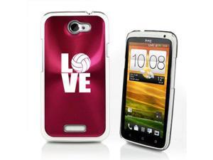 Rose Red HTC One X Aluminum Plated Hard Back Case Cover P236 Love Volleyball Rose Red HTC One X Aluminum Plated Hard Back Case Cover P236 Love Volleyball