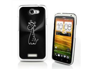Black HTC One X Aluminum Plated Hard Back Case Cover P22 Cute Giraffe Cartoon Black HTC One X Aluminum Plated Hard Back Case Cover P22 Cute Giraffe Cartoon