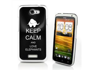 Black HTC One X Aluminum Plated Hard Back Case Cover P375 Keep Calm and Love Elephants Black HTC One X Aluminum Plated Hard Back Case Cover P375 Keep Calm and Love Elephants