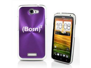 Purple HTC One X Aluminum Plated Hard Back Case Cover P308 Born Again Christian Purple HTC One X Aluminum Plated Hard Back Case Cover P308 Born Again Christian