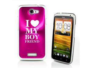 Hot Pink HTC One X Aluminum Plated Hard Back Case Cover P216 I Love My Boyfriend Hot Pink HTC One X Aluminum Plated Hard Back Case Cover P216 I Love My Boyfriend