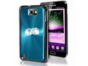 Samsung Galaxy Note i9220 i717 N7000 Light Blue F226 Aluminum Plated Hard Case Dice Samsung Galaxy Note i9220 i717 N7000 Light Blue F226 Aluminum Plated Hard Case Dice