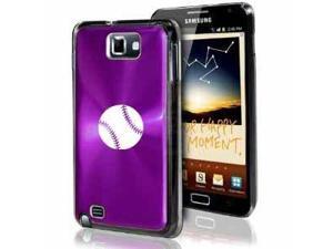 Samsung Galaxy Note i9220 i717 N7000 Purple F193 Aluminum Plated Hard Case Baseball Samsung Galaxy Note i9220 i717 N7000 Purple F193 Aluminum Plated Hard Case Baseball