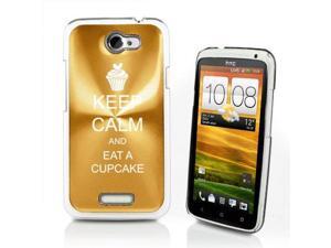 Yellow Gold HTC One X Aluminum Plated Hard Back Case Cover P97 Keep Calm and Eat A Cupcake Yellow Gold HTC One X Aluminum Plated Hard Back Case Cover P97 Keep Calm and Eat A Cupcake