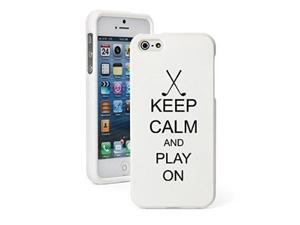 Apple iPhone 5c Snap On 2 Piece Rubber Hard Case Cover Keep Calm and Play On Golf (White) Apple iPhone 5c Snap On 2 Piece Rubber Hard Case Cover Keep Calm and Play On Golf (White)