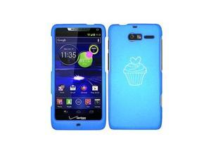 Motorola Droid Razr M XT907 Snap On 2 Piece Rubber Hard Case Cover Valentine Heart Cupcake (Light Blue) Motorola Droid Razr M XT907 Snap On 2 Piece Rubber Hard Case Cover Valentine Heart Cupcake (Light Blue)