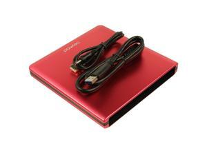 Pawtec Slim Aluminum USB 3.0 External Enclosure For Optical SATA Drive Blu-Ray DVD MAC / PC (Red) Pawtec Slim Aluminum USB 3.0 External Enclosure For Optical SATA Drive Blu-Ray DVD MAC / PC (Red)