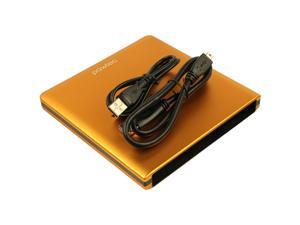 Pawtec Signature Slim Aluminum USB 3.0 External Enclosure For Optical SATA Drive Blu-Ray DVD MAC / PC - ORANGE Pawtec Signature Slim Aluminum USB 3.0 External Enclosure For Optical SATA Drive Blu-Ray DVD MAC / PC - ORANGE