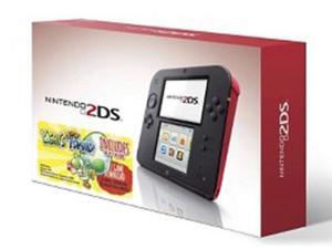 Nintendo 2DS Red Console with Yoshi's New Island Game Nintendo 2DS Red Console with Yoshi's New Island Game