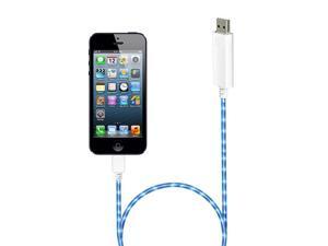 8-Pin EL Visible Flowing LED (blue) charging data sync USB cable (iPhone 5, 5S, iPod Touch 5, Nano 7, iPad Mini) 8-Pin EL Visible Flowing LED (blue) charging data sync USB cable (iPhone 5, 5S, iPod Touch 5, Nano 7, iPad Mini)