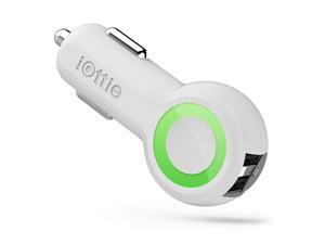 iOttie CHCRIO101WH RapidVOLT Dual Port USB Car Charger - White iOttie CHCRIO101WH RapidVOLT Dual Port USB Car Charger - White
