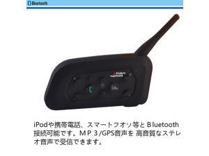 Aoni V6-1200 Motorcycle Helmet Bt Intercom Bluetooth Interphone Jeadset Talking in 6 Riders 1200 Meters Range Intercomunicadores (2 sets) Aoni V6-1200 Motorcycle Helmet Bt Intercom Bluetooth Interphone Jeadset Talking in 6 Riders 1200 Meters Range Intercomunicadores (2 sets)