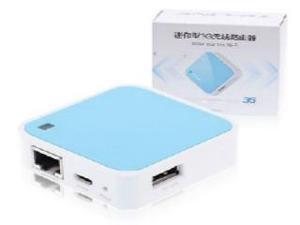 Mini TP-Link 703 N Wireless N 150M Router 3G Change - Blue Mini TP-Link 703 N Wireless N 150M Router 3G Change - Blue
