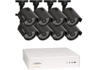 Q-See 8 Channel AHD Surveillance DVR w/1TB HDD and 8 x 720P Day / Night In / Outdoor Security Cameras (QTH8-8Z3-1) Q-See 8 Channel AHD Surveillance DVR w/1TB HDD and 8 x 720P Day / Night In / Outdoor Security Cameras (QTH8-8Z3-1)