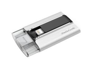 SanDisk - SDIX-032G-A57 - SanDisk iXpand Flash Drive for iPhone and iPad - 32 GBLightning, USB 2.0 - Silver, Black SanDisk - SDIX-032G-A57 - SanDisk iXpand Flash Drive for iPhone and iPad - 32 GBLightning, USB 2.0 - Silver, Black
