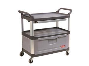 Rubbermaid - 4094-GRAY - 300lb. Cap. X-tra Instrument Cart W/lock, Ea Rubbermaid - 4094-GRAY - 300lb. Cap. X-tra Instrument Cart W/lock, Ea